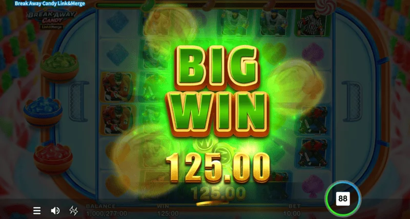 Break Away Candy - Grand Jackpot på x5000 av innsatsen