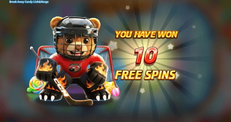 Break Away Candy - x10-multiplikator på bonusens siste spinn
